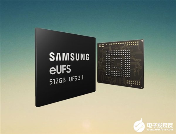 三星电子宣布开始量产512GB封装容量的eUFS 3.1闪存 相较上一代写速提升200%