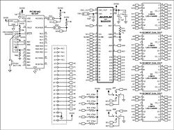 Figure 1. MAX6955 application schematic.