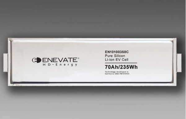 Enevate硅阳极电池，为EV带来超快安全充电体验