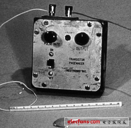 Earl Bakken开发的第一款可携式起搏器
