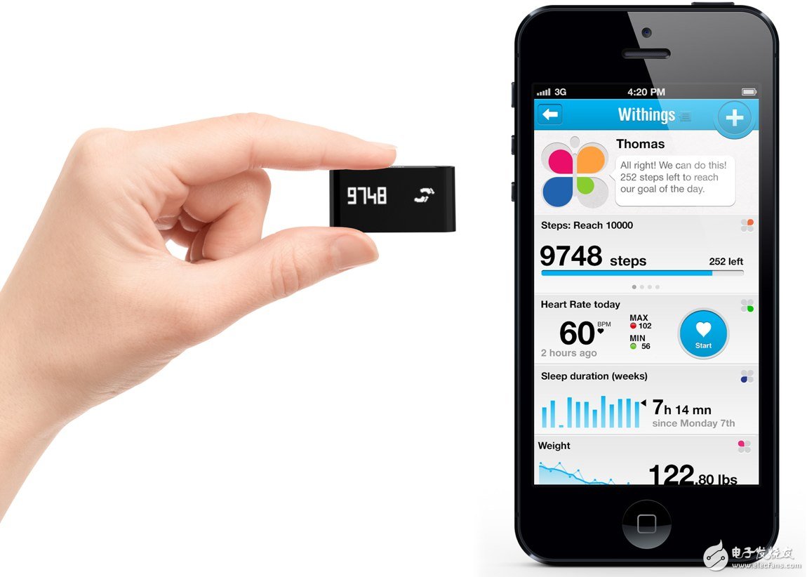 图 LG发表的Smart Activity Tracker具有LED屏幕