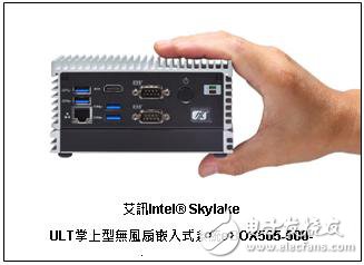 艾讯科技Intel? Skylake ULT手持式无风扇嵌入式系统eBOX565-500-FL