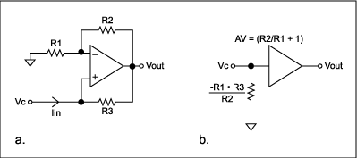 Figure 2. In Figure 1, the right-hand side (a) can be simplified to an equivalent circuit (b).