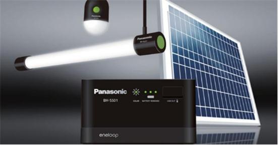 松下Eneloop太阳能电池板可给手机和平板充电