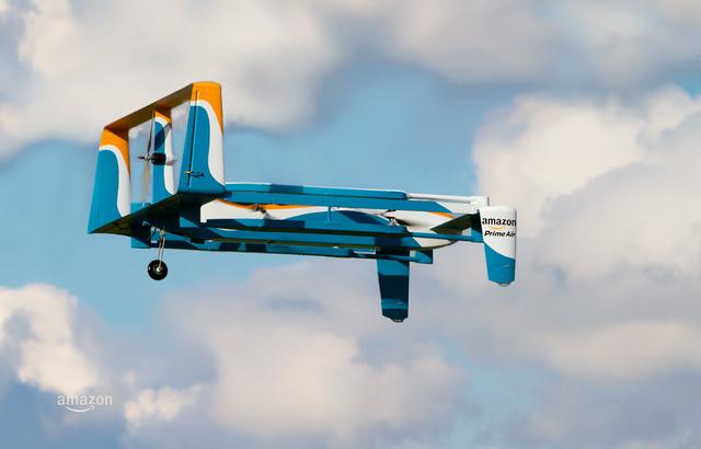 亚马逊公布最新“Prime Air”无人机原型