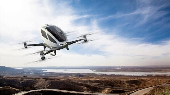 亿航CES全球首发自动驾驶载人飞行器“亿航184”