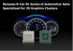 瑞萨亮相ADAS高清3D环视、标清环视和虚拟仪表盘解决方案