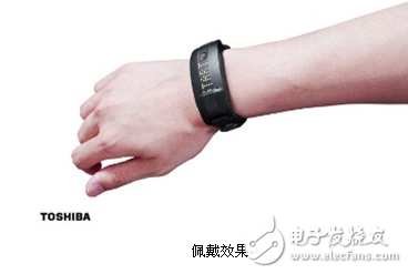 东芝发布可监测会话量和用餐时间的腕带式人体传感器