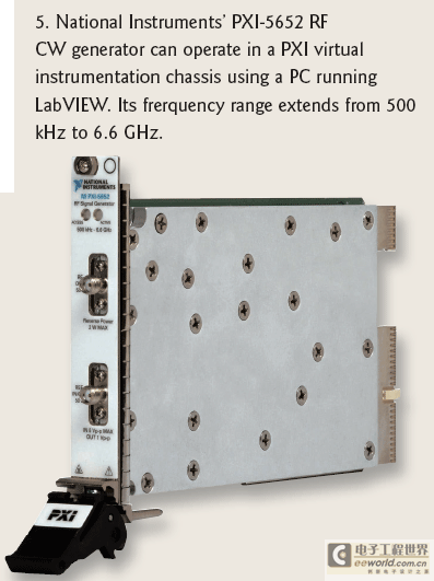 图5：NI的PXI-5652 RF CW发生器。
