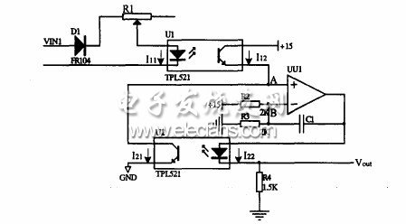 图3-1 单体电池电压采集电路
