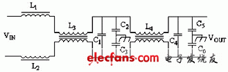EMI滤波电路原理图