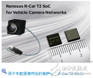 瑞萨新推用于车载摄像网络的瑞萨电子R-Car T2 SoC