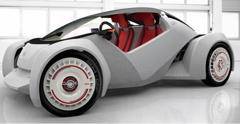 全球首款3D打印超级跑车亮相