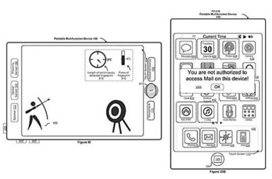 苹果新专利：整块屏幕都支持指纹识别 