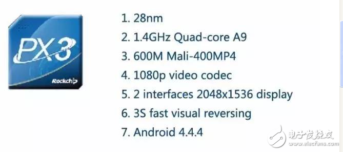 Rockchip PX3平台大屏车载导航娱乐解决方案