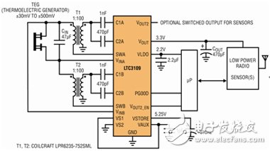 基于无线传感器超低功率能量收集器的供电系统设计
